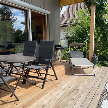 Zweistoeckiges Natur-Holzhaus Mit Berg- & Seesicht Horgenzell ภายนอก รูปภาพ