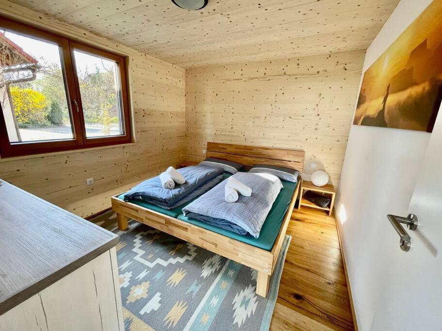 Zweistoeckiges Natur-Holzhaus Mit Berg- & Seesicht Horgenzell ภายนอก รูปภาพ
